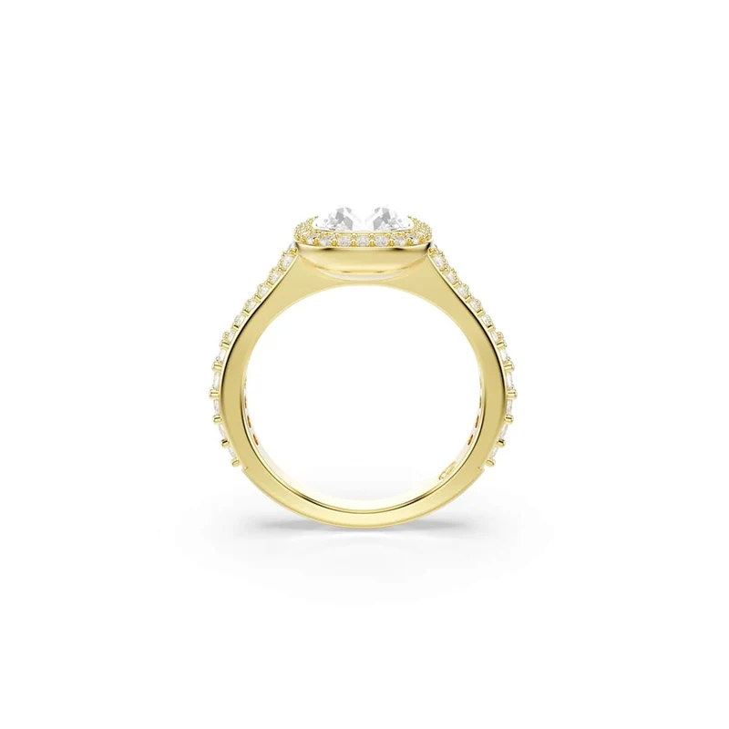 Swarovski Una Angelic Cushion Ring, goldfarben, Artikelnummer 5762630