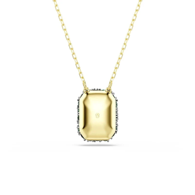 Swarovski Sublima Glam Halskette in Goldoptik mit grünem Anhänger 5752884