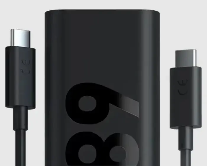 Lenovo 68W USB-C Adapter mit Kabel - Schwarz