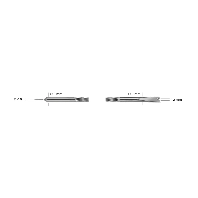 Bergeon Federstegwerkzeug 6767-, geeignet für Armbanduhren, Profi Uhrmacherwerkzeug, Länge: 145 mm, Dorn: 0,8 mm