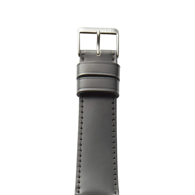 Apple Watch 1-9 Lederarmband aus Shell Cordovan "WINTERHUDE" – Schwarz