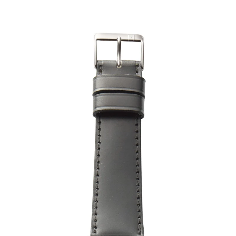 Apple Watch 1-9 Lederarmband aus Shell Cordovan "WINTERHUDE" – Schwarz