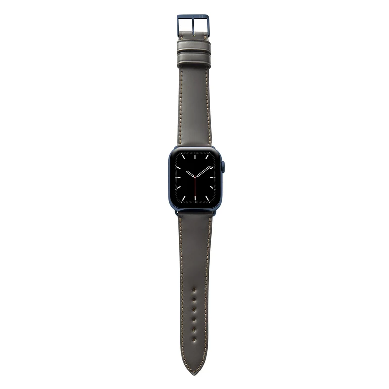 Apple Watch 1-9 Lederarmband aus Shell Cordovan "WINTERHUDE" – Mokka