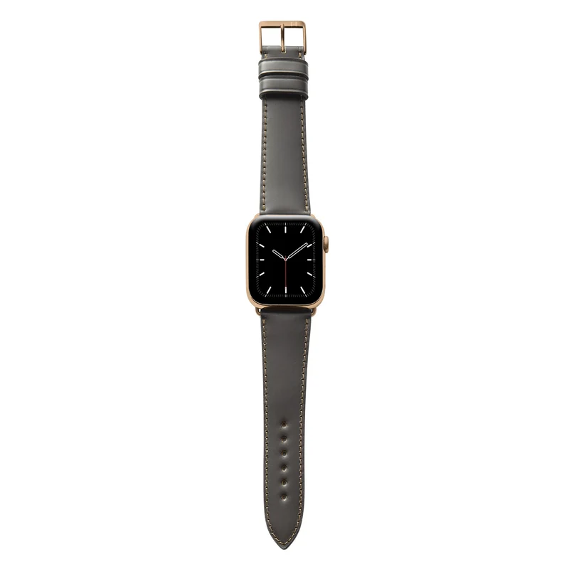 Apple Watch 1-9 Lederarmband aus Shell Cordovan "WINTERHUDE" – Mokka