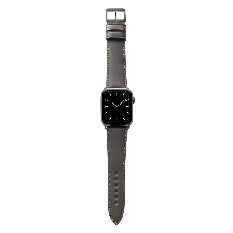 Apple Watch 1-9 Lederarmband aus Shell Cordovan "WINTERHUDE" – Mokka