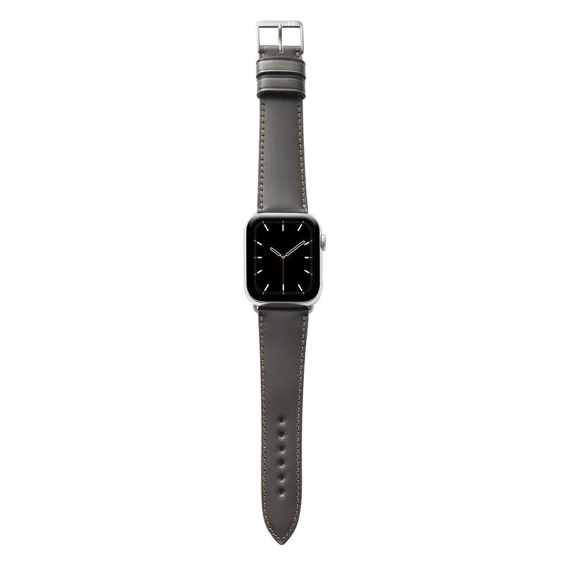 Apple Watch 1-9 Lederarmband aus Shell Cordovan "WINTERHUDE" – Mokka