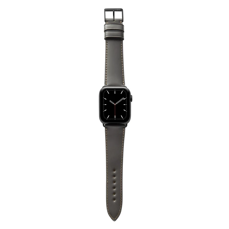 Apple Watch 1-9 Lederarmband aus Shell Cordovan "WINTERHUDE" – Mokka