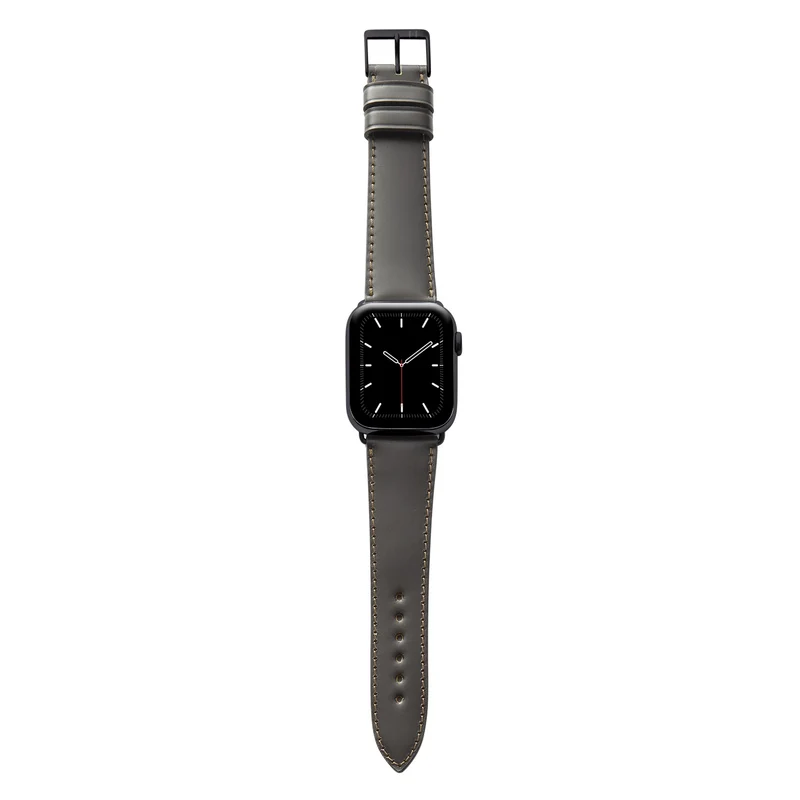 Apple Watch 1-9 Lederarmband aus Shell Cordovan "WINTERHUDE" – Mokka