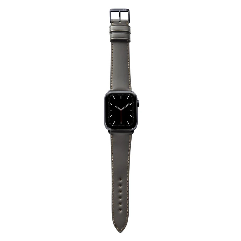 Apple Watch 1-9 Lederarmband aus Shell Cordovan "WINTERHUDE" – Mokka