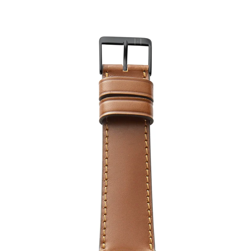 Apple Watch 1-9 Lederarmband aus Shell Cordovan "WINTERHUDE" – Cognac