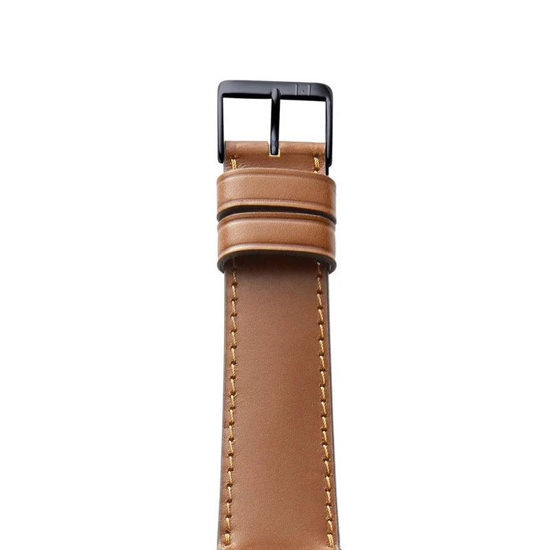 Apple Watch 1-9 Lederarmband aus Shell Cordovan "WINTERHUDE" – Cognac