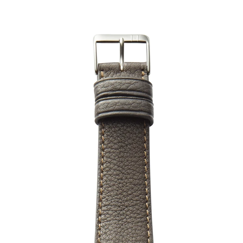 Apple Watch 1-9 Armband "EIMSBÜTTEL" (zertifiziertes Bioleder) – Mokka
