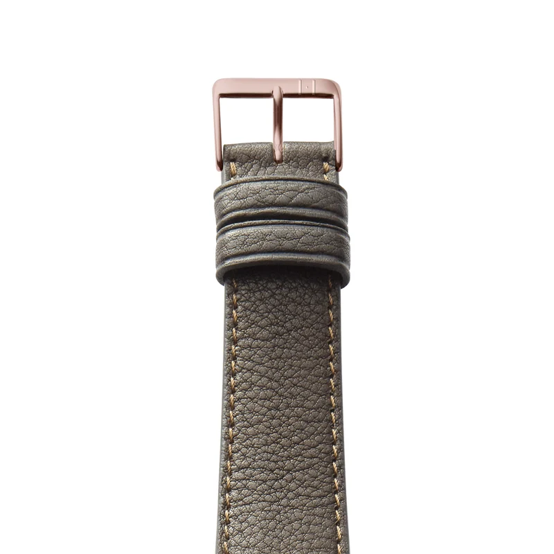 Apple Watch 1-9 Armband "EIMSBÜTTEL" (zertifiziertes Bioleder) – Mokka