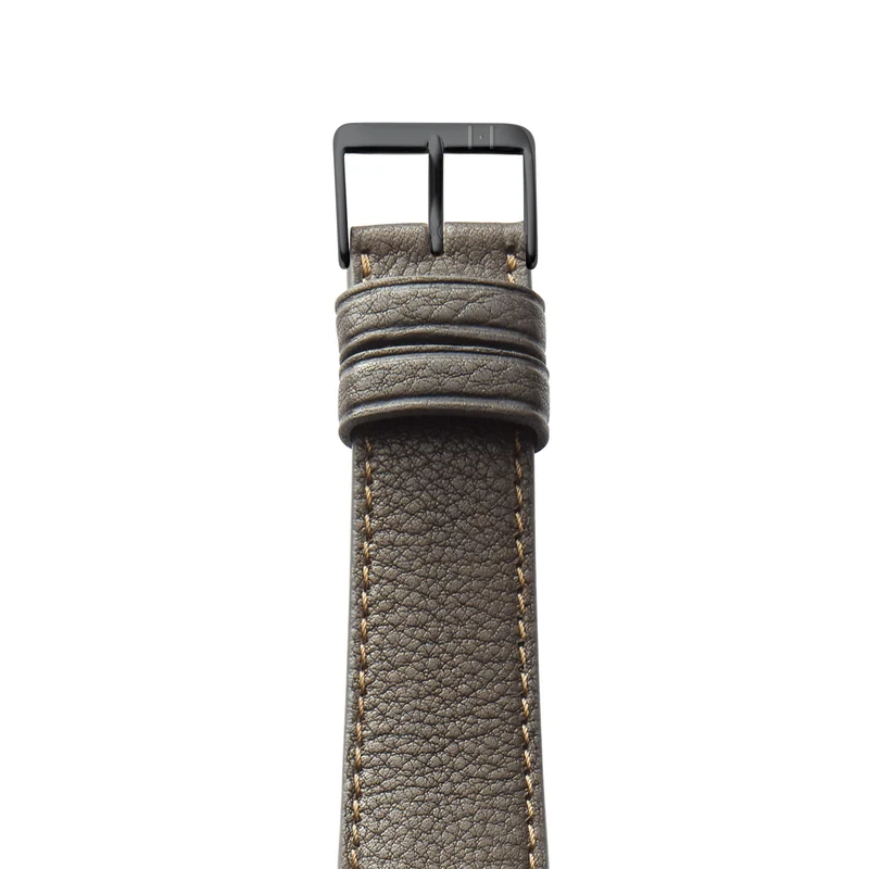 Apple Watch 1-9 Armband "EIMSBÜTTEL" (zertifiziertes Bioleder) – Mokka