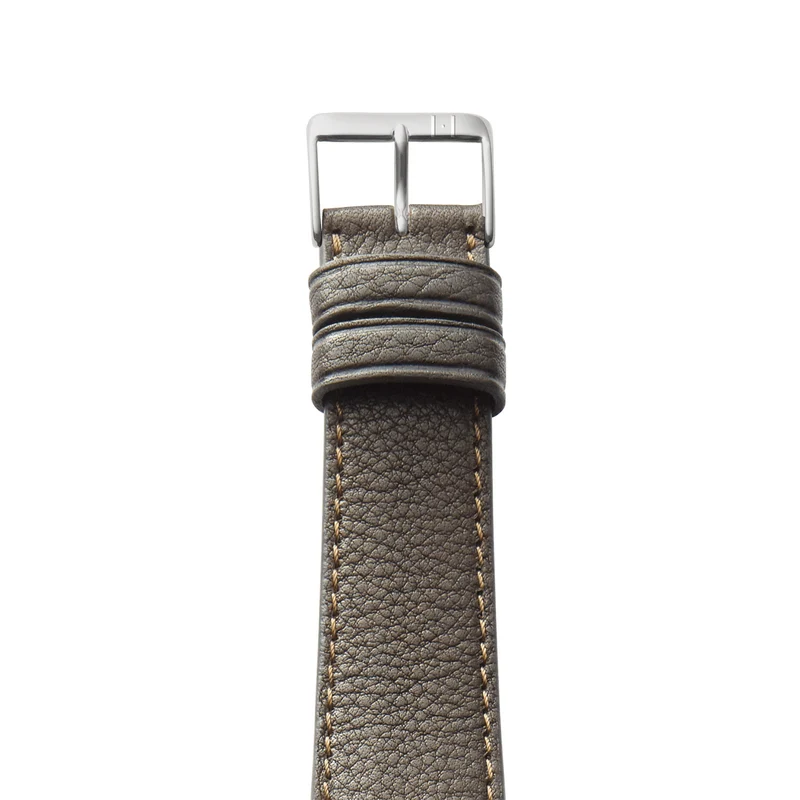 Apple Watch 1-9 Armband "EIMSBÜTTEL" (zertifiziertes Bioleder) – Mokka