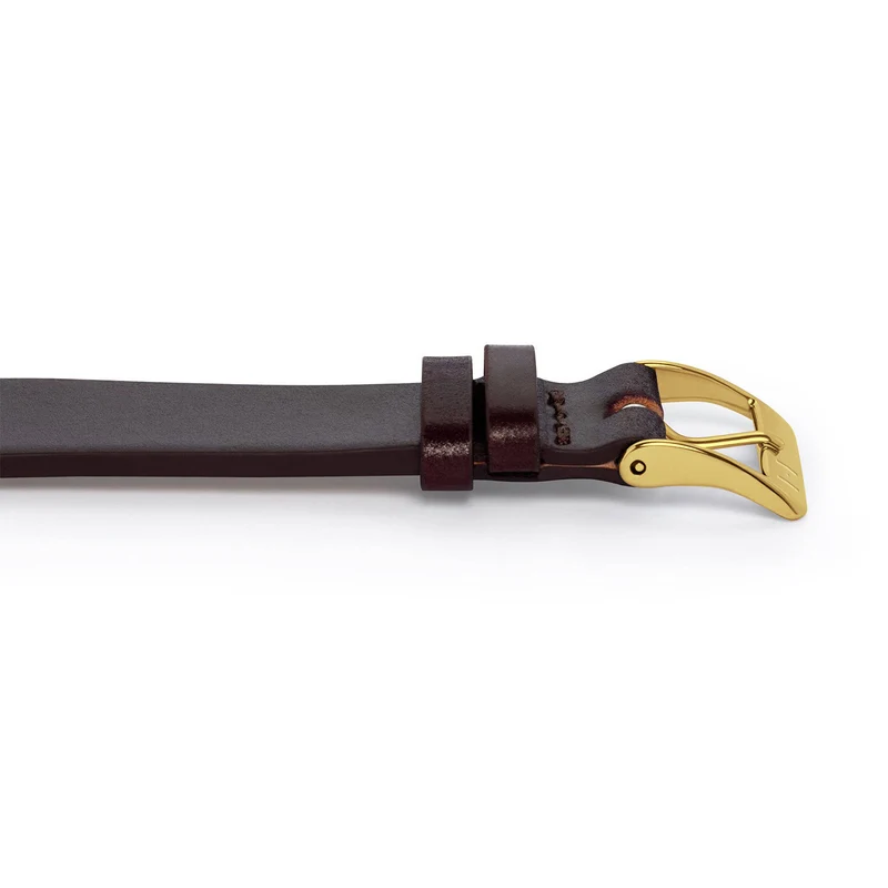Uhrenarmband "EPPENDORF" (Shell Cordovan) – goldene Schließe