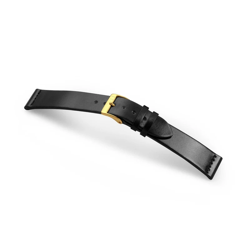 Uhrenarmband "EPPENDORF" (Shell Cordovan) – goldene Schließe