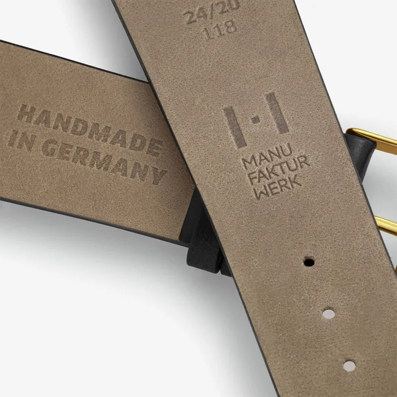 Uhrenarmband "EPPENDORF" (Shell Cordovan) – goldene Schließe