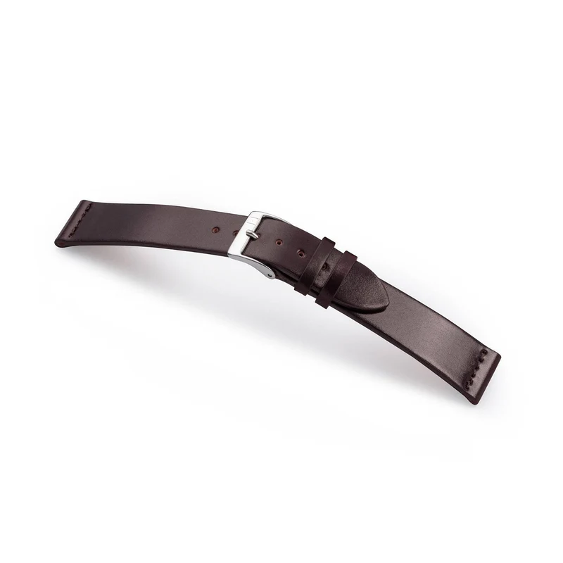 Uhrenarmband "EPPENDORF" (Shell Cordovan) – silberne Schließe