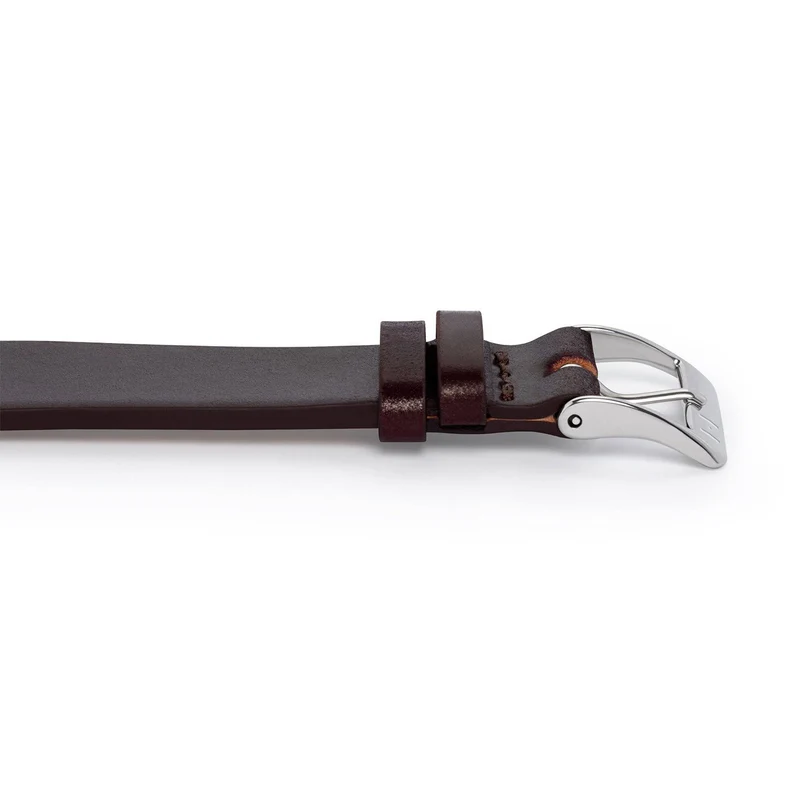 Uhrenarmband "EPPENDORF" (Shell Cordovan) – silberne Schließe