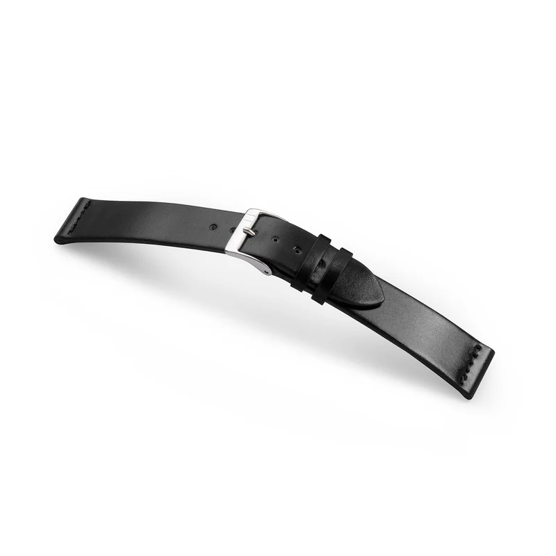Uhrenarmband "EPPENDORF" (Shell Cordovan) – silberne Schließe
