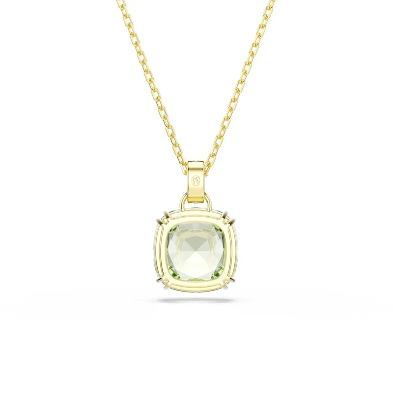 Swarovski Millenia Halskette in Goldoptik mit grünem Anhänger 5764821