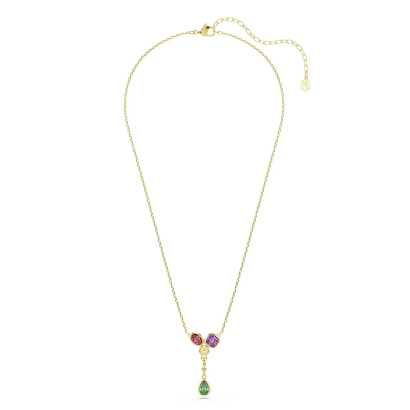 Swarovski Imber Organic Goldfarbene Mehrfarbige Halskette 5753261