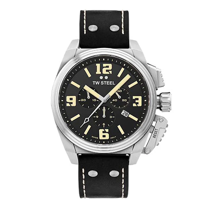 TW Steel Canteen Black Men's Watch 2002-TW1011