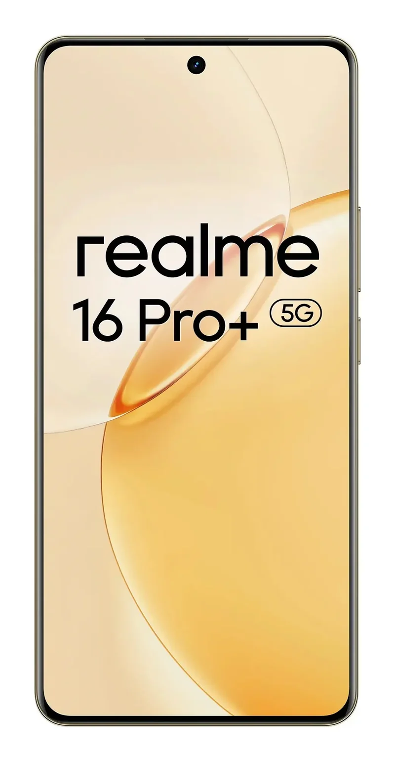 Realme 16 Pro+, 17,3 cm (6.8"), 1280 x 2800 Pixel, 8 GB, 256 GB, 200 MP, Gold