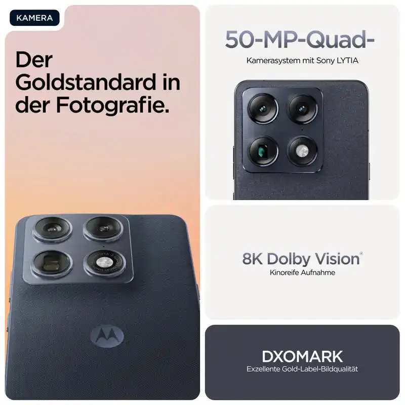 Motorola Moto Signature, XT2603-2, 5G, Dual Sim, 16GB RAM, 512GB, Schwarz - Black