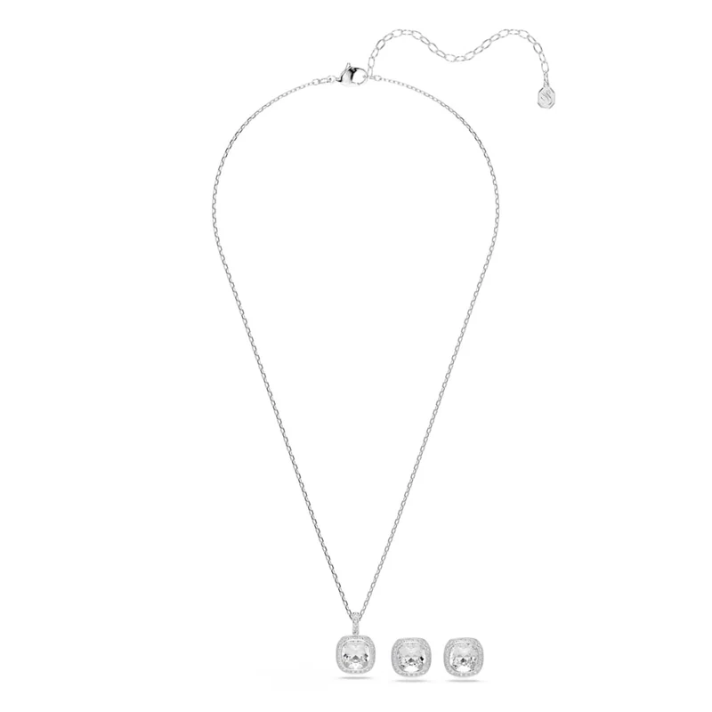 Swarovski Una Angelic Cushion Schmuckset in Silberoptik 5754343