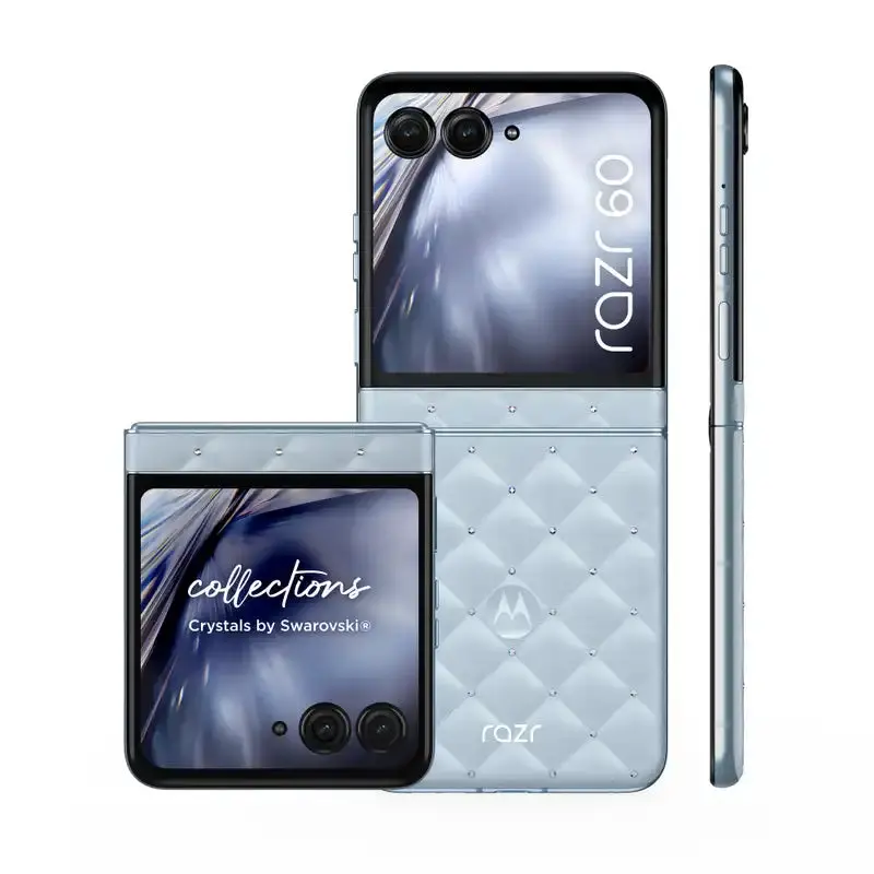 Motorola Razr 60 + Moto Buds Loop, 17,5 cm (6.9"), 8 GB, 256 GB, 50 MP, Android 15, Blau