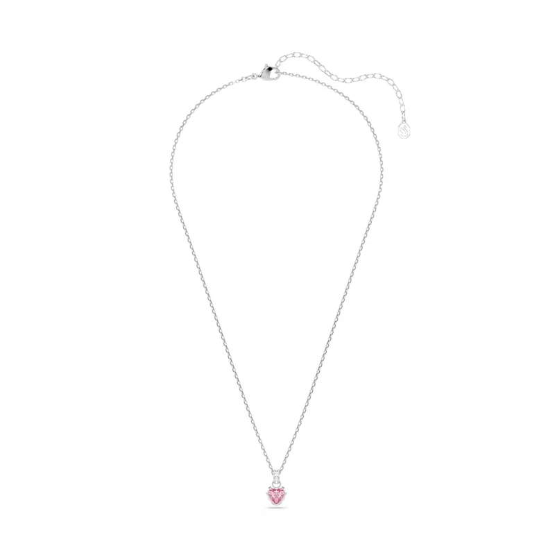 Swarovski Chroma Halskette in Silberoptik mit rosa Akzenten 5757789