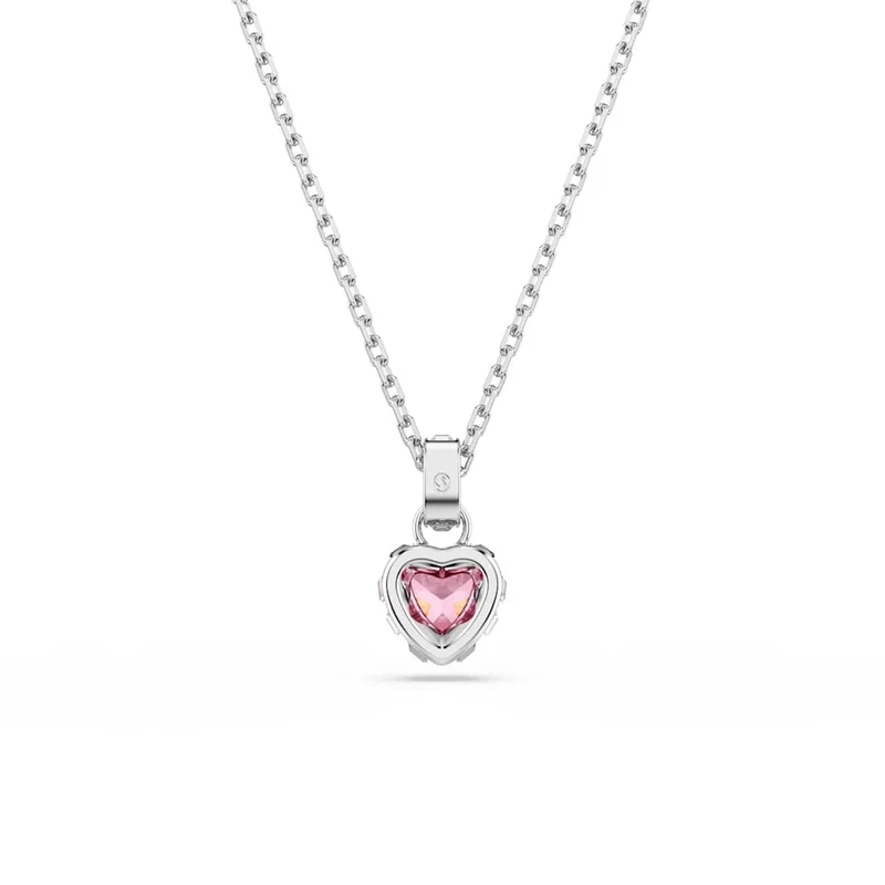 Swarovski Chroma Halskette in Silberoptik mit rosa Akzenten 5757789