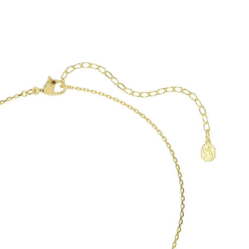 Swarovski Chroma Halskette in Goldoptik mit blauem Kristallanhänger 5757786
