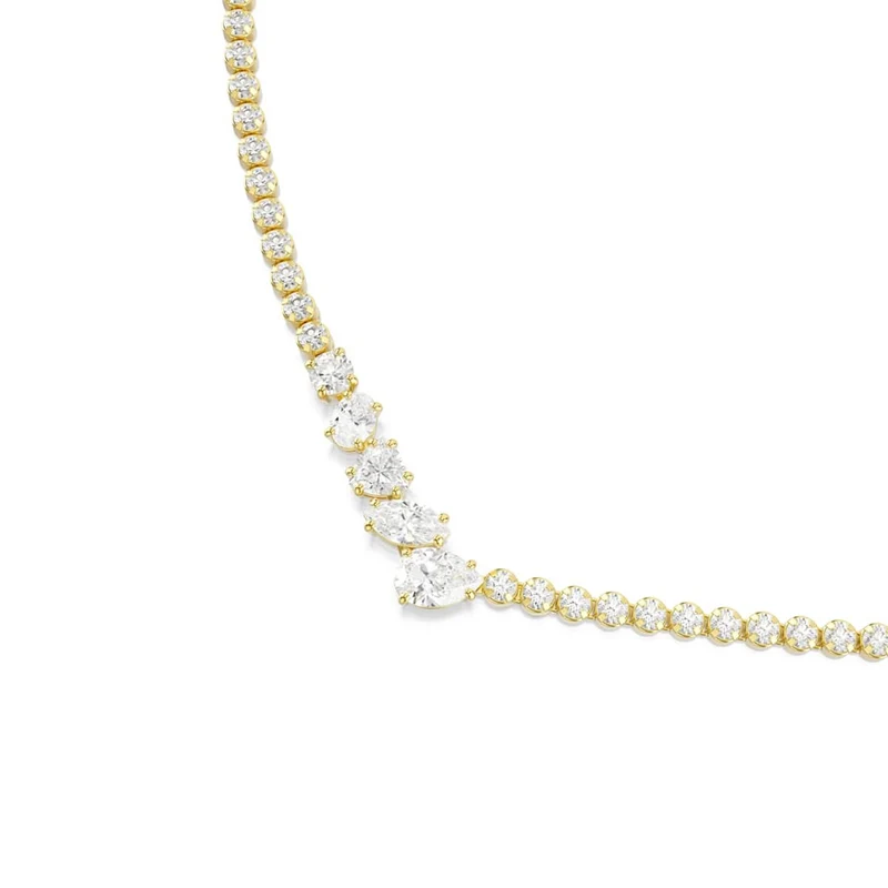 Swarovski Mesmera Attract Goldfarbene V-förmige Halskette 5747931