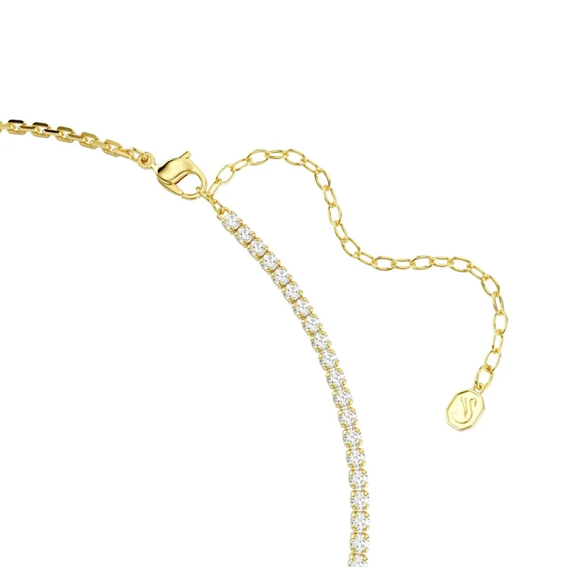 Swarovski Matrix Tennis Halskette in Goldoptik 5747717