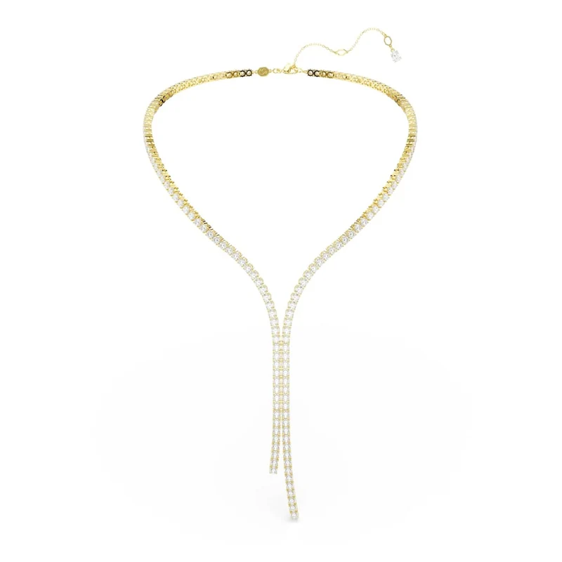Swarovski Matrix Tennis Halskette in Goldoptik 5750601
