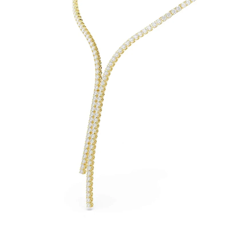 Swarovski Matrix Tennis Halskette in Goldoptik 5750601