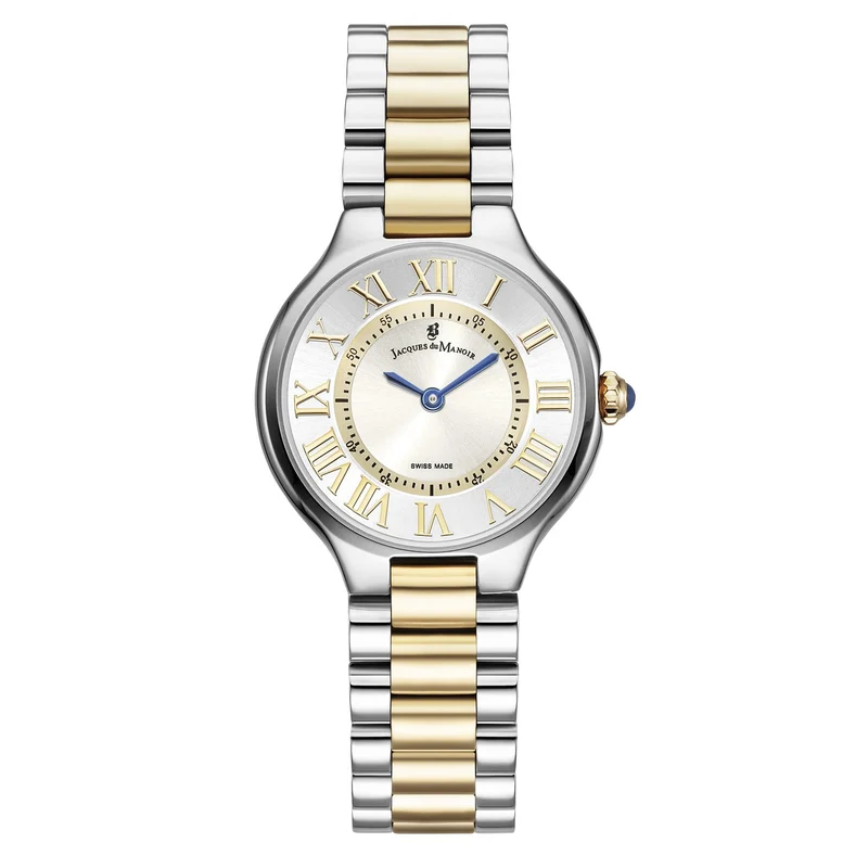 Jacques du Manoir Celine Silber- und Goldfarbene Damenarmbanduhr JWL06002