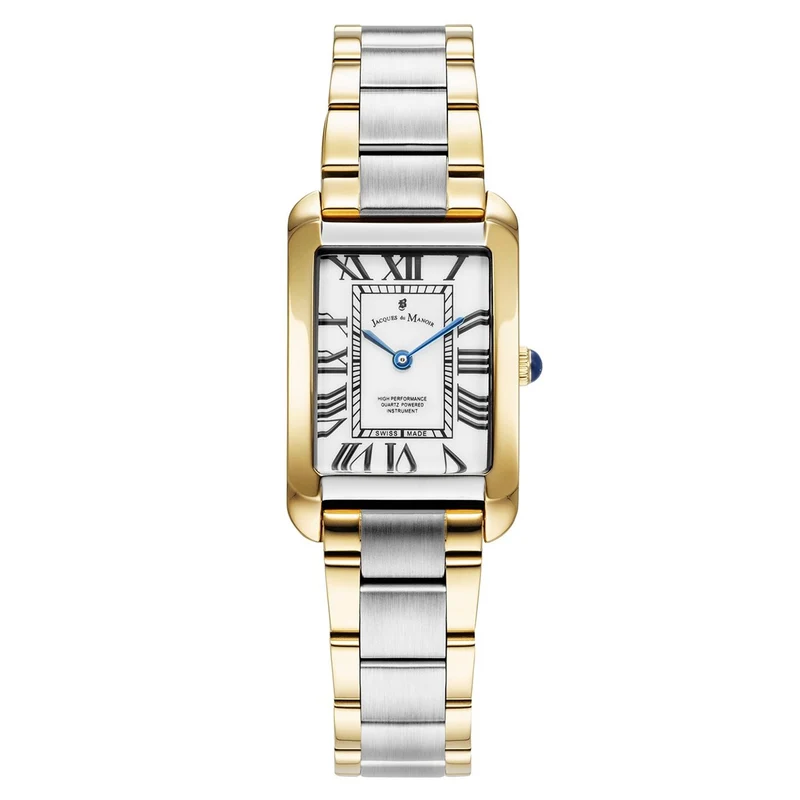 Jacques du Manoir Emily III Silber- und Goldfarbene Damenarmbanduhr JWL05803