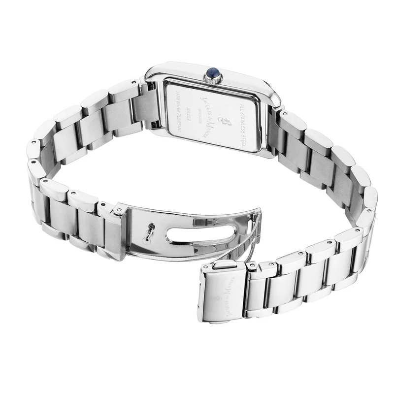 Jacques du Manoir Emily III Silberfarbene Damenarmbanduhr JWL05801