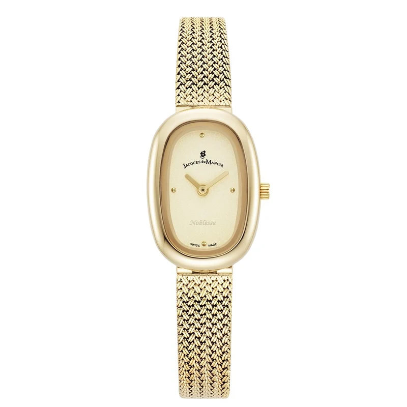 Jacques du Manoir Noblesse Goldfarbene Damenarmbanduhr JWL05202