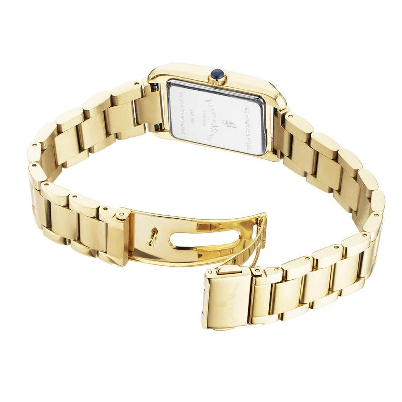 Jacques du Manoir Emily III Goldfarbene Damenarmbanduhr JWL05802