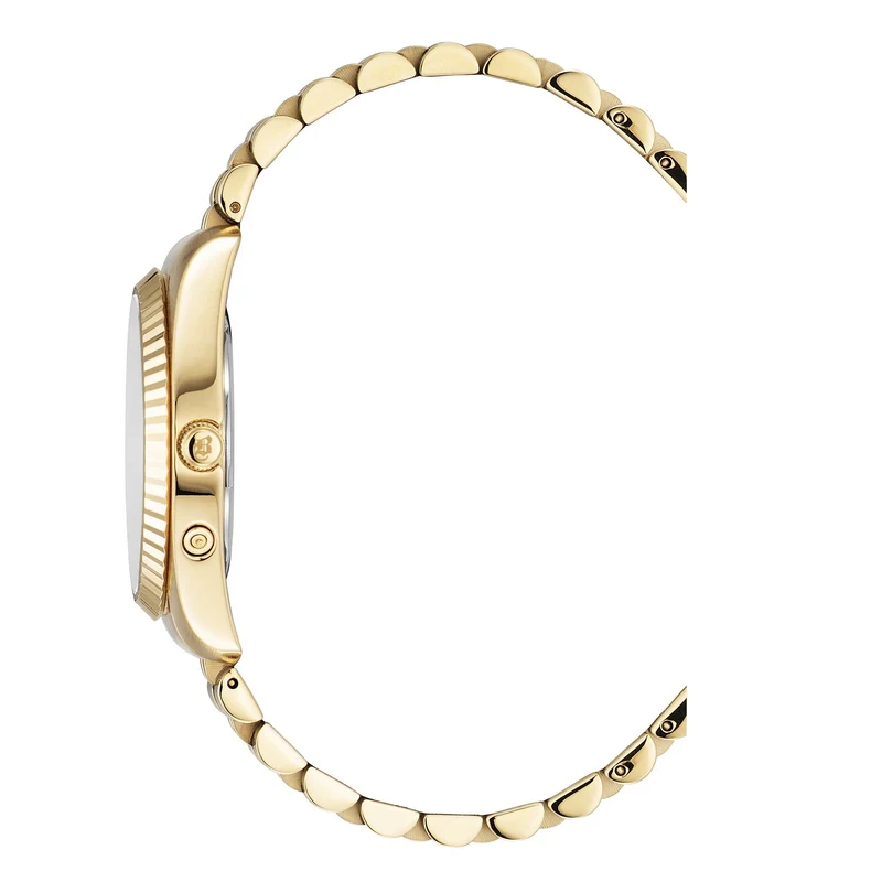 Jacques du Manoir Inspiration Multifunction Goldfarbene Edelstahl Unisex-Armbanduhr JWN06103