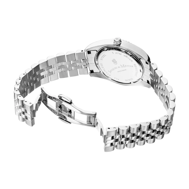 Jacques du Manoir Inspiration damen Uhr Silber NRO.01