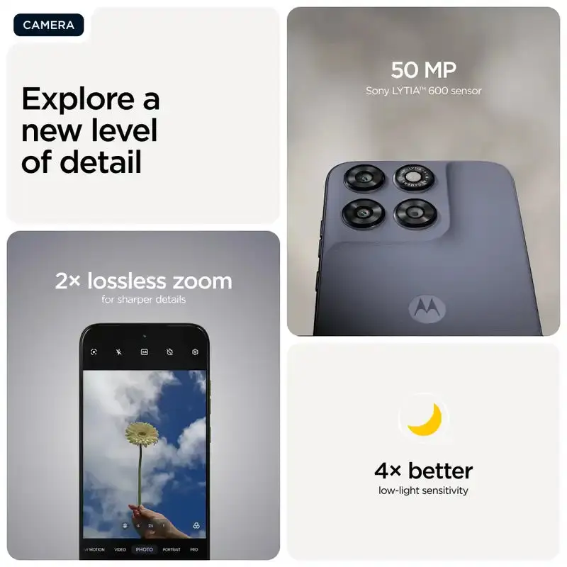 Motorola moto g67 , 17,3 cm (6.8"), 4 GB, 128 GB, 50 MP, Android 16.0, Grau