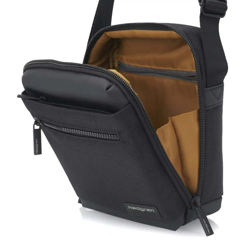 Hedgren APP Men''s Vertical Crossover 7" Tablet Pouch with RFID - Black