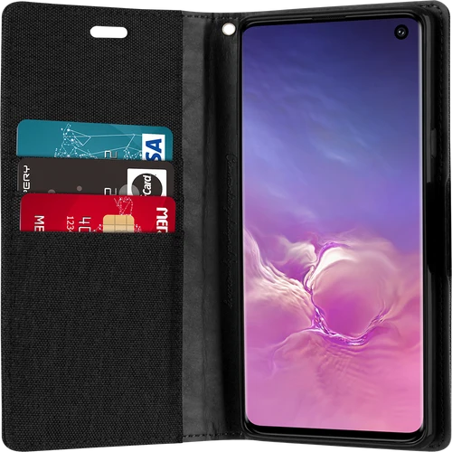 Goospery Canvas Diary For iPhone XR - Red