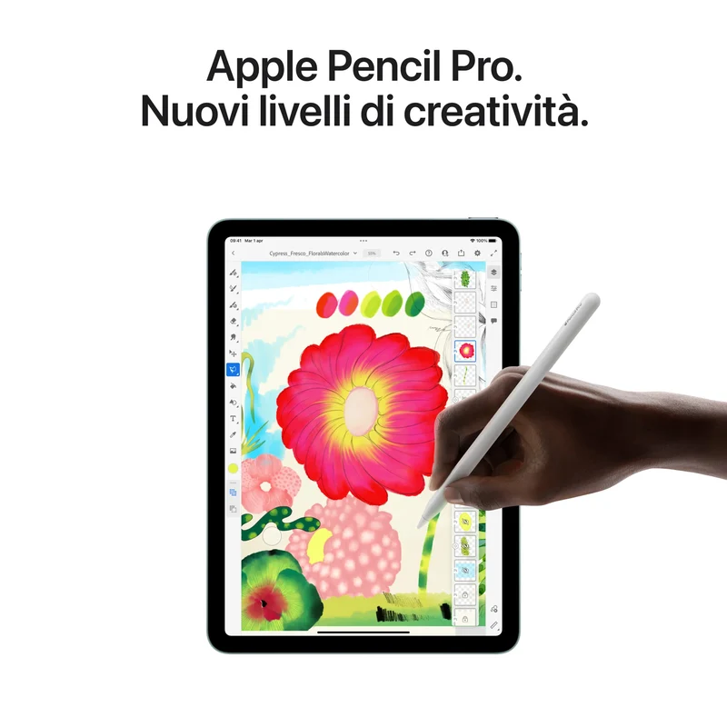 Apple iPad Air, 7.Gen, 2025, 27,9 cm (11"), 2360 x 1640 Pixel, 128 GB, 8 GB, iPadOS 18, Grau